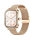 Montre Connectée Fitness Avec Écran Tactile 1.75 Pouce Suivi Cardiaque Pression Artérielle Oxygène Sanguin IP68 iOS Android