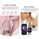 Montre Connectée Fitness Avec Écran Tactile 1.75 Pouce Suivi Cardiaque Pression Artérielle Oxygène Sanguin IP68 iOS Android -...