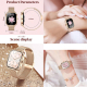 Montre Connectée Fitness Avec Écran Tactile 1.75 Pouce Suivi Cardiaque Pression Artérielle Oxygène Sanguin IP68 iOS Android -...