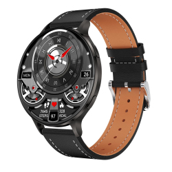 Montre Connectée Ronde Pour Suivi Santé Avec Écran AMOLED Appels Bluetooth 150 Modes Sport Autonomie 7 Jours IP68 - www.yonis...