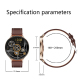Montre Connectée Ronde Pour Suivi Santé Avec Écran AMOLED Appels Bluetooth 150 Modes Sport Autonomie 7 Jours IP68 - www.yonis...