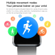Montre Connectée Suivi Santé Et Sports Écran AMOLED 1.85 Pouce Appels Bluetooth 7 Jours IP67 - www.yonis-shop.com