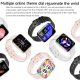 Montre Connectée Suivi Santé Et Sports Écran AMOLED 1.85 Pouce Appels Bluetooth 7 Jours IP67 - www.yonis-shop.com