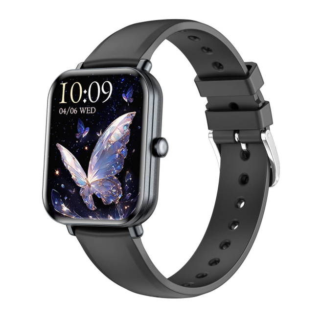 Smartwatch Avec Appels Bluetooth Écran TFT 1,75 Pouce Mesure Cardiaque IP68 Autonomie 7 Jours Compatible iOS Android - www.yo...