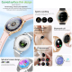 Montre Connectée AMOLED 1,43 Pouce Avec Appels Bluetooth Suivi Cardiaque Cycle Féminin Et Autonomie De 5 À 7 Jours - www.yoni...