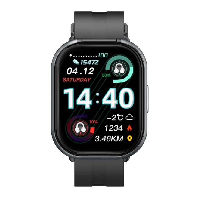 Montre Connectée 2 En 1 Avec Écouteurs Sans Fil Appels Bluetooth Écran Tactile 2 Pouces Suivi Cardiaque - www.yonis-shop.com