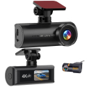 Dashcam Voiture Double Enregistrement 4K WiFi Vision Nocturne Starlight Contr&ocirc;le Par Application Carte Micro SD 256 Go - www....