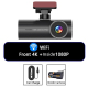 Dashcam Voiture Double Enregistrement 4K WiFi Vision Nocturne Starlight Contrôle Par Application Carte Micro SD 256 Go - www....