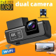 Caméra Embarquée Voiture Double Caméra Avant 1080P Arrière 480P Wi-Fi Vision Nocturne Mode Parking 24H - www.yonis-shop.com