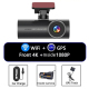 Caméra Embarquée Voiture 4K WiFi À Double Enregistrement Avant Intérieur Avec GPS Et Vision Nocturne - www.yonis-shop.com