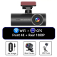 Caméra Embarquée Voiture 4K WiFi Double Enregistrement Avant Arrière GPS Vision Nocturne Application Mobile - www.yonis-shop.com