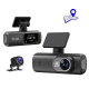 Dashcam Voiture Double Caméra 4K 1080P Avant Arrière WiFi GPS Vision Nocturne Smartphone - www.yonis-shop.com