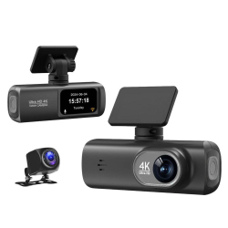 Dashcam Voiture Double Enregistrement 4K Et 1080P WiFi Vision Nocturne Écran IPS 1,47 Pouce - www.yonis-shop.com