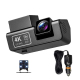 Dashcam Voiture Double Caméra 1080p Avec Vision Nocturne WiFi Et Surveillance Parking 24 Hrs - www.yonis-shop.com