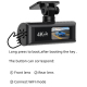 Dashcam Voiture 4K WiFi Double Enregistrement Avant Arrière Vision Nocturne Étoilée Contrôle Par Application - www.yonis-shop...
