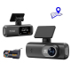 Caméra Embarquée Voiture Double Enregistrement 4K 1080P WiFi GPS Vision Nocturne Connectée Smartphone - www.yonis-shop.com
