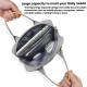 Sacoche Pour Ordinateur Portable 12 À 13 Pouces Et Tablette Déperlante Avec Bandoulière Amovible Et Poches Organisées - www.y...