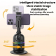 Stabilisateur Smartphone Pour Live Streaming Avec Reconnaissance Faciale Stabilisation Anti-Tremblement 3 Axes Et Rotation 36...