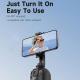 Stabilisateur Smartphone Pour Live Streaming Avec Reconnaissance Faciale Stabilisation Anti-Tremblement 3 Axes Et Rotation 36...