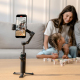 Stabilisateur Pour Smartphone À 3 Axes Avec Suivi Intelligent Module Audio Lumière D’Appoint Perche Et Trépied Intégrés - www...