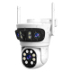 Caméra Dôme De Surveillance Extérieure PTZ 2K 3MP Triple Lentille Vision Nocturne IP65 - www.yonis-shop.com