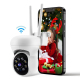 Caméra De Surveillance Étanche 1080p Panoramique PTZ 355° Avec Vision Nocturne Double Éclairage WiFi - www.yonis-shop.com