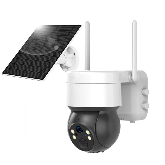 Caméra De Surveillance Extérieure PTZ 4G Solaire 3MP Avec Détection Humaine Suivi Automatique Et Vision Nocturne Couleur - ww...