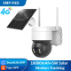 Caméra De Surveillance Extérieure PTZ 4G Solaire 3MP Avec Détection Humaine Suivi Automatique Et Vision Nocturne Couleur - ww...