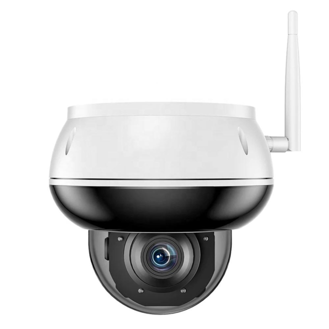 Caméra De Surveillance Dôme Extérieure 5 MP Zoom Optique 5x PoE Wi Fi Détection Humaine Et Vision Nocturne 25 m - www.yonis-s...