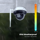 Caméra De Surveillance Dôme Extérieure 5 MP Zoom Optique 5x PoE Wi Fi Détection Humaine Et Vision Nocturne 25 m - www.yonis-s...