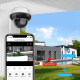 Caméra De Surveillance Dôme Extérieure 5 MP Zoom Optique 5x PoE Wi Fi Détection Humaine Et Vision Nocturne 25 m - www.yonis-s...