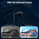 Caméra De Surveillance Dôme Extérieure 5 MP Zoom Optique 5x PoE Wi Fi Détection Humaine Et Vision Nocturne 25 m - www.yonis-s...