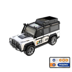 Voiture Télécommandée Miniature 1:64 Avec Carrosserie Métallique Feux Avant Et Arrière Contrôle Proportionnel Recharge Type C