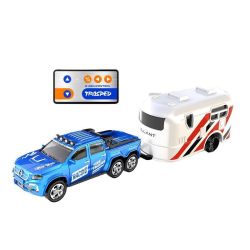 Voiture Télécommandée Miniature Échelle 1 À 64 Avec Phares Et Feux Carrosserie Métallique Télécommande Proportionnelle Recharge Type C