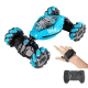 Voiture Télécommandée Cascadeuse Rechargeable Tout Terrain Réversible Avec Éclairage Et Rotation À 360°