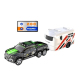 Voiture Télécommandée Miniature En Métal Avec Phares Et Feux Arrière Contrôle Proportionnel 24G Recharge USB-C