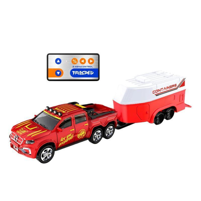 Mini Voiture Télécommandée 1:64 En Métal Avec Éclairages LED Contrôle Proportionnel 2,4 GHz Recharge USB-C - www.yonis-shop.com