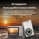 Appareil Photo Numérique Rétro Compact Pour Étudiants 50 Mégapixels Transfert OTG Autofocus Et Flash LED - www.yonis-shop.com