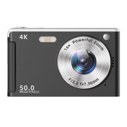 Appareil Photo Numérique Pour Étudiants Vidéo 4K Zoom 16x Autofocus Écran LCD 2,8 Pouces Compact Et Portable