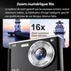 Appareil Photo Numérique Pour Étudiants Vidéo 4K Zoom 16x Autofocus Écran LCD 2,8 Pouces Compact Et Portable - www.yonis-shop...