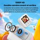 Appareil Photo Instantané Pour Enfants Avec Impression Thermique En 7 Secondes Et Double Caméra 1080p - www.yonis-shop.com