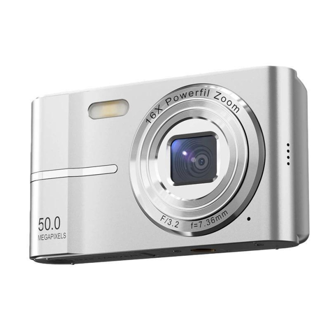 Appareil Photo Numérique Portable Pour Étudiants 1080P Zoom 16X Mise Au Point Automatique Flash Intégré Écran 2,4 Pouces - ww...
