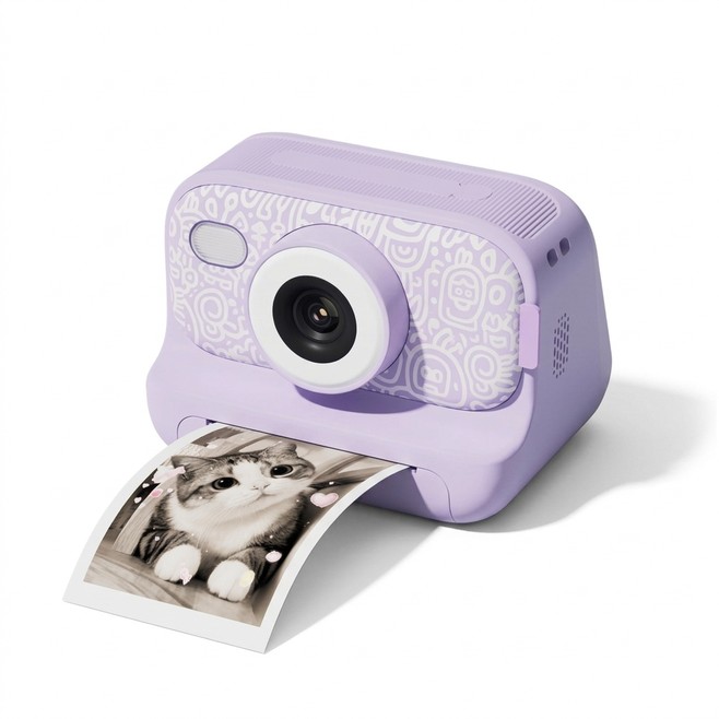 Appareil Photo Instantané Pour Enfants Avec Impression Thermique Écran IPS HD Filtres Créatifs Et Flash LED - www.yonis-shop.com