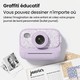 Appareil Photo Instantané Pour Enfants Avec Impression Thermique Écran IPS HD Filtres Créatifs Et Flash LED - www.yonis-shop.com