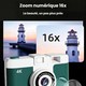 Caméra Numérique Compacte WiFi Pour Vlog Double Caméra Avant Arrière Vidéo 1080p Zoom 16x Écran IPS 2.4 Pouces - www.yonis-sh...