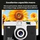 Caméra Numérique Compacte WiFi Pour Vlog Double Caméra Avant Arrière Vidéo 1080p Zoom 16x Écran IPS 2.4 Pouces - www.yonis-sh...