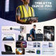 Tablette Android Robuste 10.1 Pouces 4G 8 Go 128 Go Batterie 10200 mAh IP68 IP69K MIL STD 810H - www.yonis-shop.com