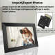 Cadre Photo Numérique WiFi Tactile 10 1 Pouces 16 Go Rotation Automatique Portrait Paysage Résolution 1280 x 800 - www.yonis-...