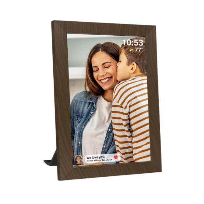 Cadre Photo Numérique Connecté 10,1 Pouces Avec Écran Tactile IPS HD 32 Go Et Rotation Automatique WiFi - www.yonis-shop.com