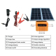 Électrificateur De Clôture Solaire Pour Élevage Jusqu’à 20 Km Avec Batterie 7000 mAh Et Panneau 15 W - www.yonis-shop.com